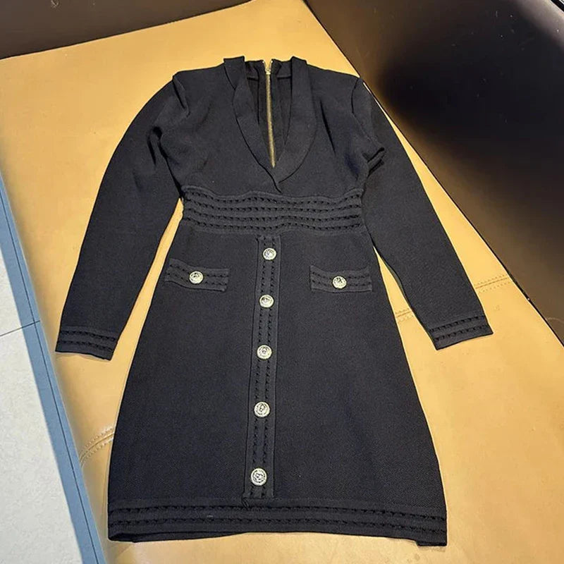 Clearance Sale Price Blazer S-XXXL Red White Black Purple Fashion Women's Blazer Outfit black knitted dress