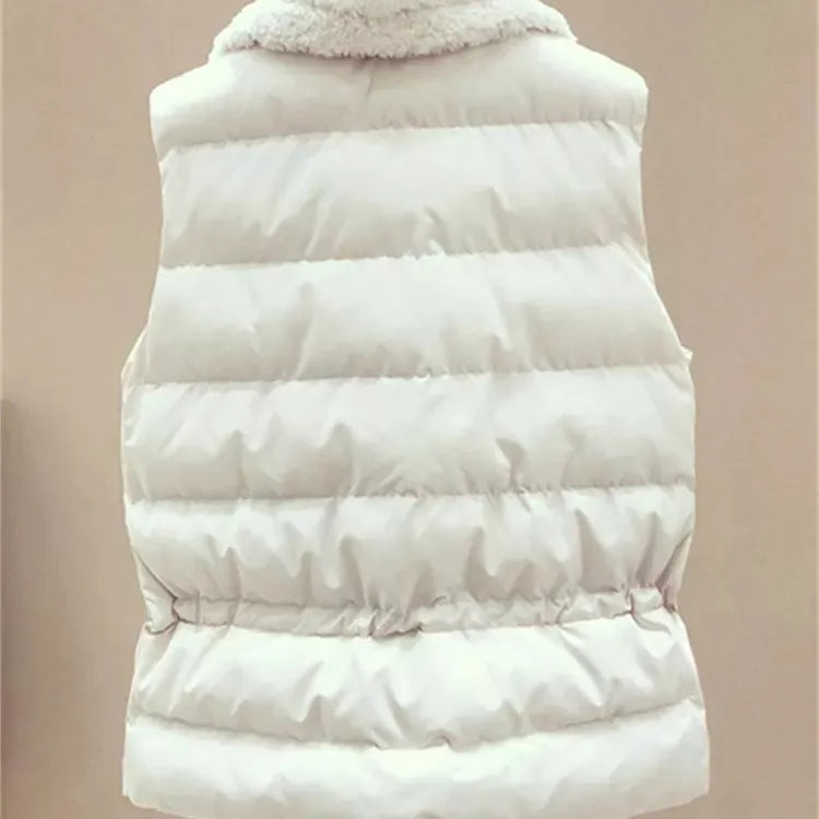 Winter New Warm Sweater 3 piece set Women Korean Fashion Sweet Heart-shaped beaded Sweater +Lamb wool vest +Pants Suits