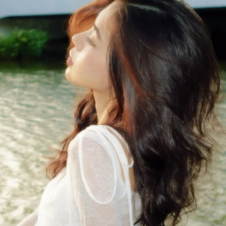 Sweet Fairy-Tale White & Red Off-Shoulder Lace & Puff Skirt Dress Outfit for Themed Parties