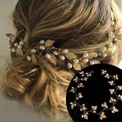 Crystal Pearl Wedding Hair Combs Hair Accessories for Bridal Hair Clips Pin Accessories Jewelry Handmade Women Head Ornaments 1PCS QB184