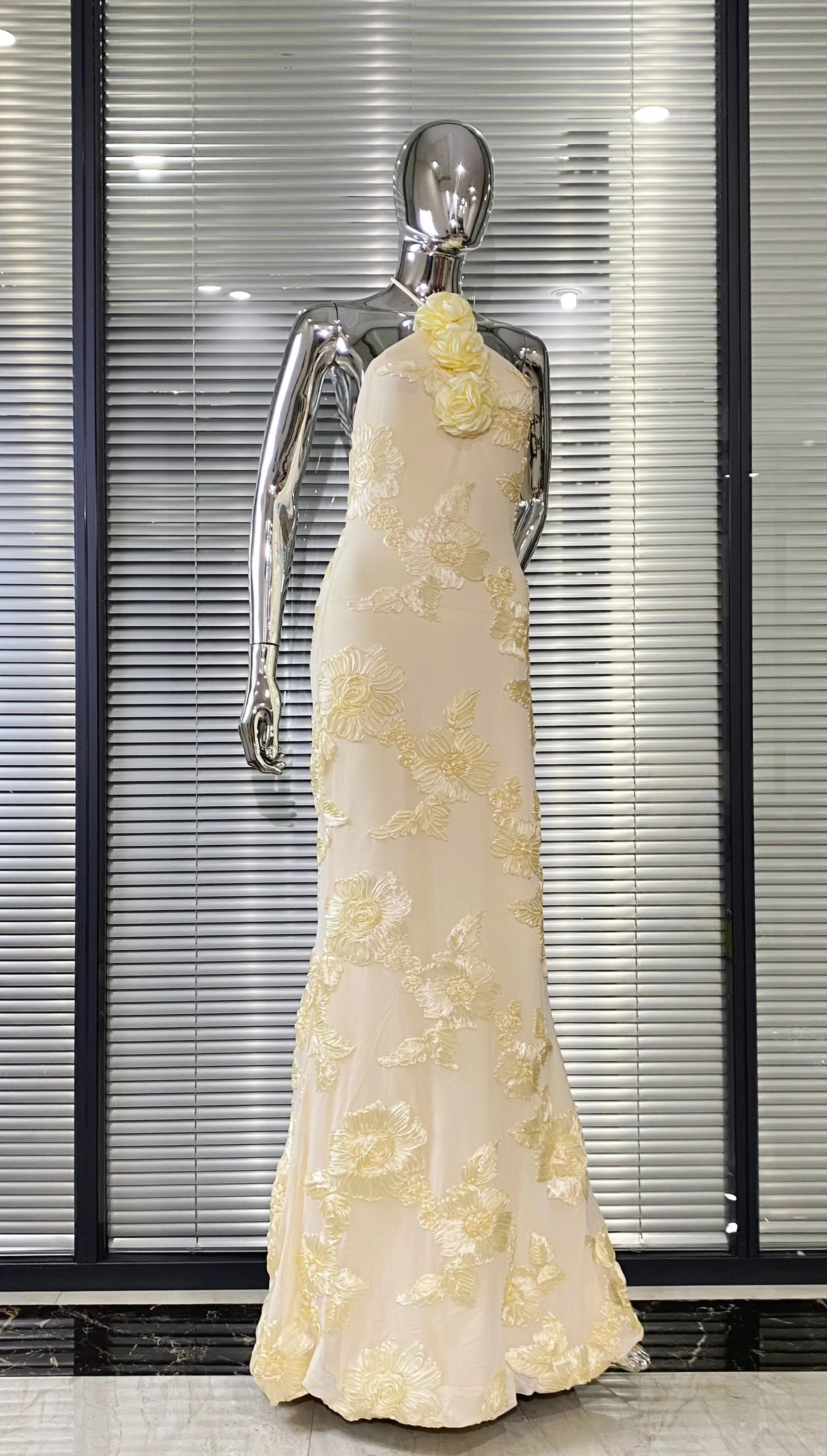 Women Sexy Halter Backless Bodycon Long Dress Florals Fashion Celebrate Birthday Party Evening Dress Outfit