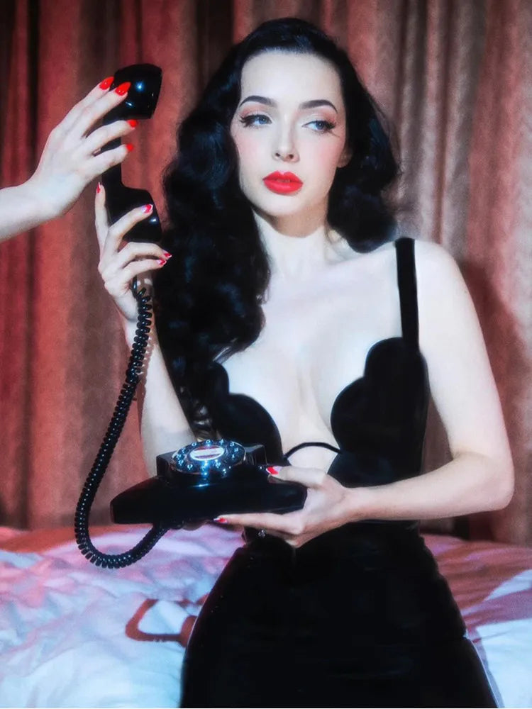 Women Celebrity Summer Sexy V Neck Backless Black Mini Bodycon Bandage Dress 2024 Elegant Evening Club Party Outfit black