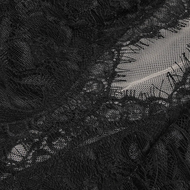 Alluring Black Sequin Deep V Neck Backless Lace Design Mermaid Dress for Party Dinner Evening Gown