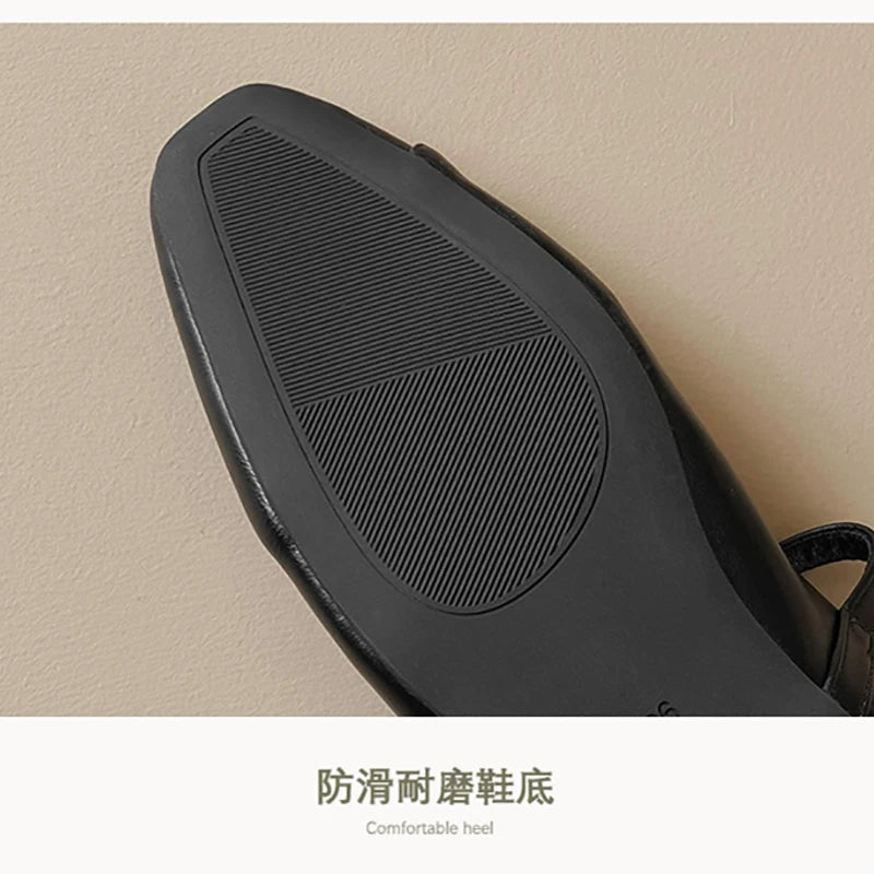 New spring women's shoes Fashionable design Marie-Jane shoes Women's casual high heels and boat shoes Office and party wear