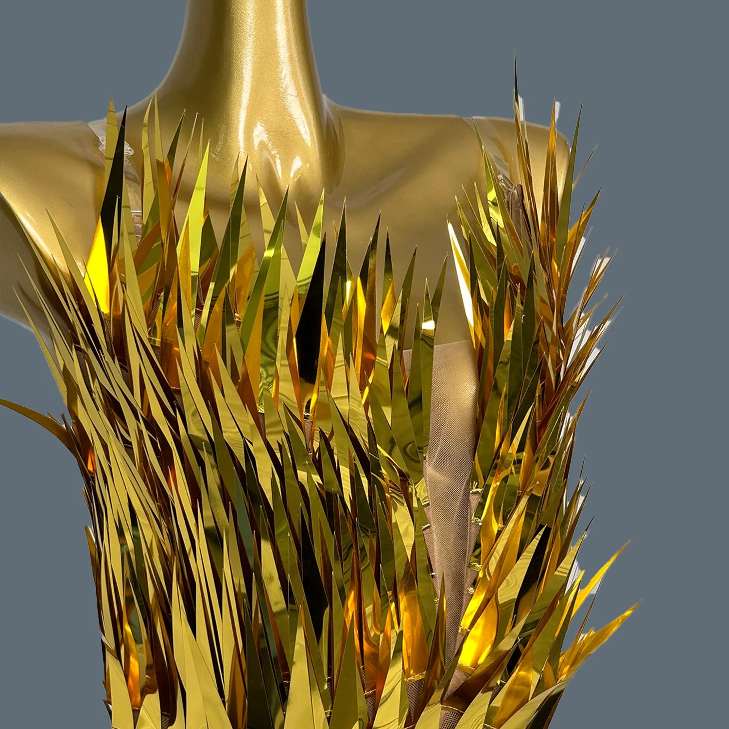 Sparkly Sequined Luxury Floor-length Festival Dress Women Evening Prom Gowns Birthday Celebrate Sexy Split Stage Costume Maojian