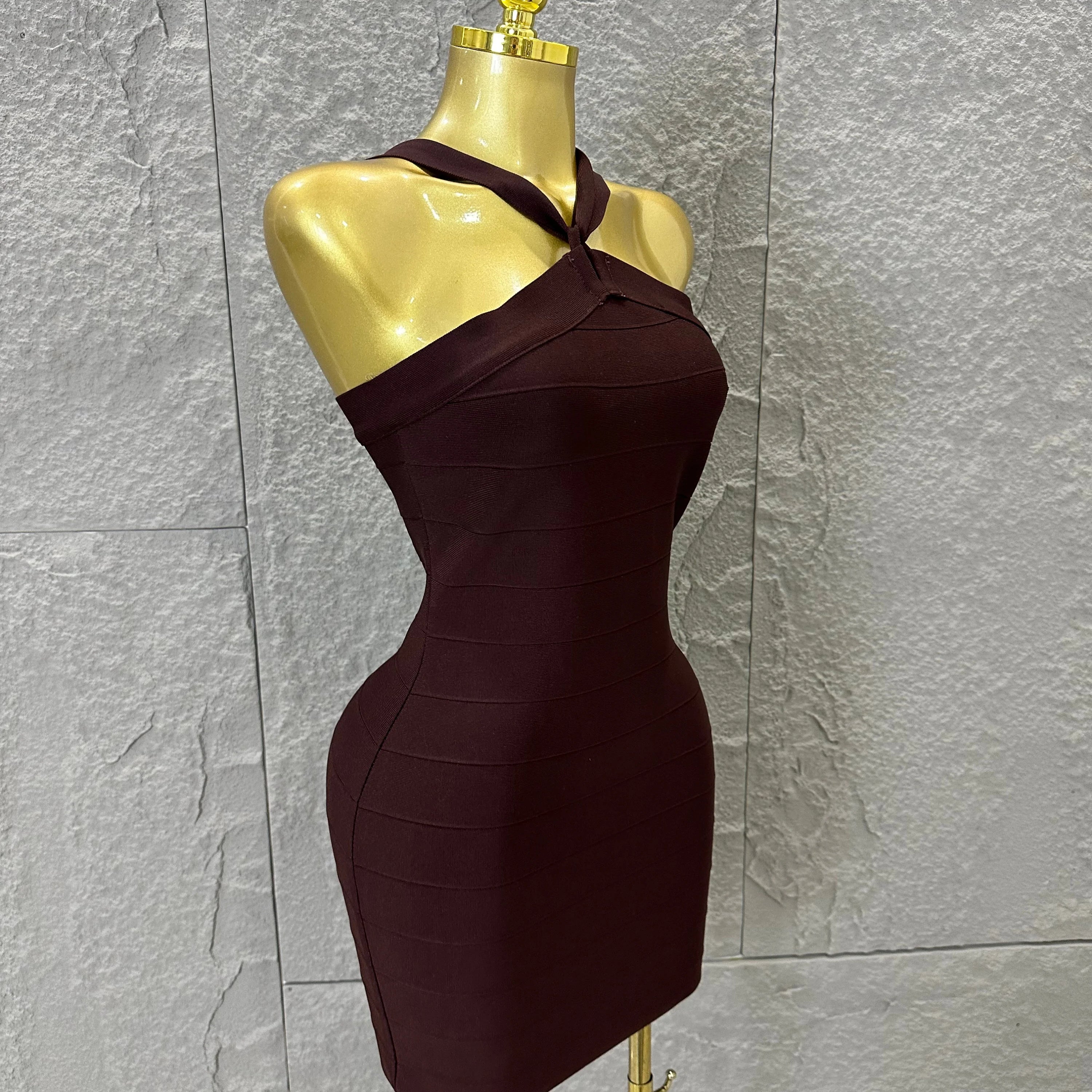 Sexy Deep V Red 3D Flower Applique Dress Slim Fit Bodycon Bandage Night Out Wedding Guest Club Cocktail Evening Party Outfit
