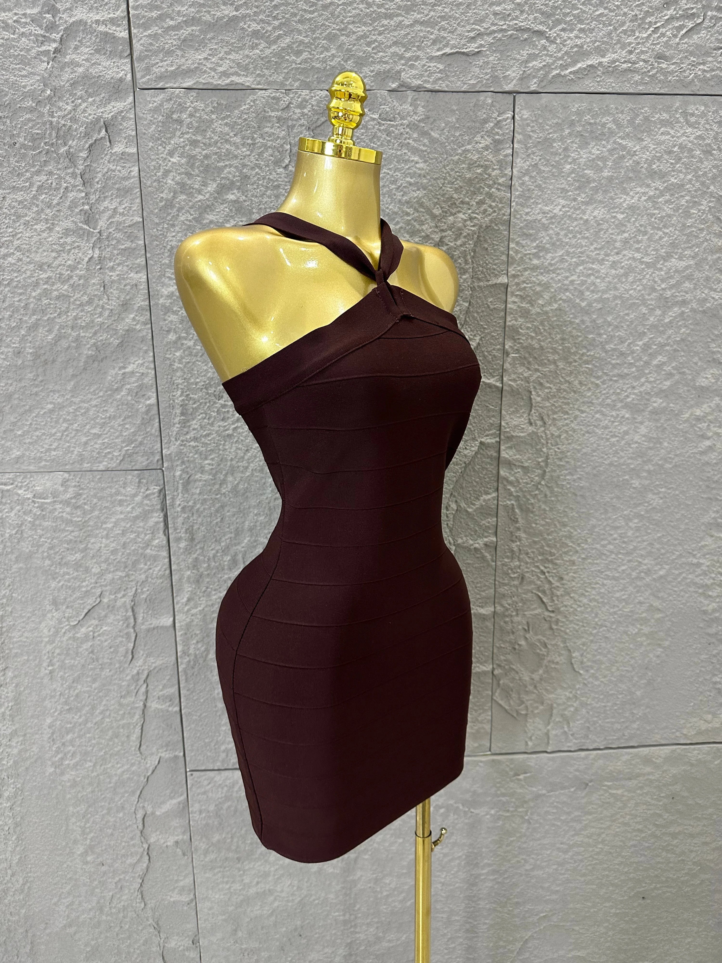 Sexy Deep V Red 3D Flower Applique Dress Slim Fit Bodycon Bandage Night Out Wedding Guest Club Cocktail Evening Party Outfit