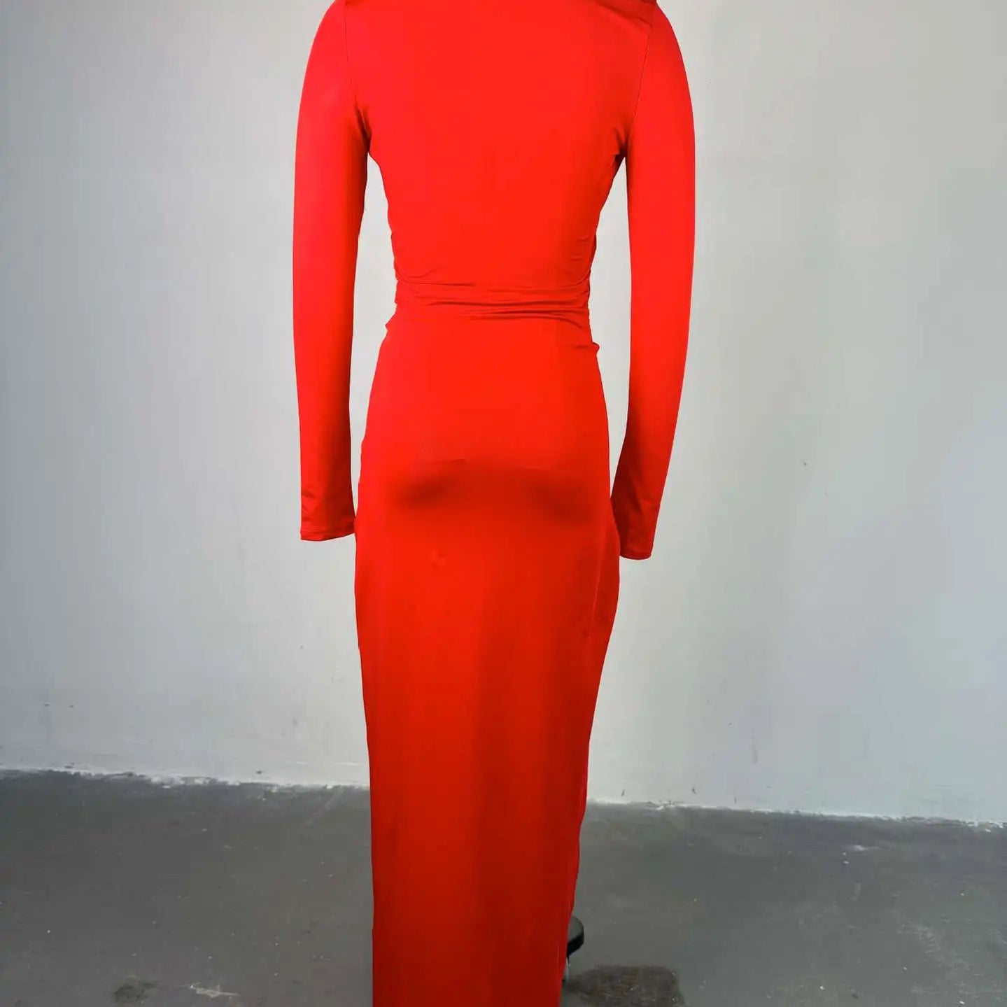 Women Full Sleeve Pile Collar Long Maxi Dress 2025 Sweet Holiday Beach Birthday Evening Sexy Girl Party Dresses Vestidos