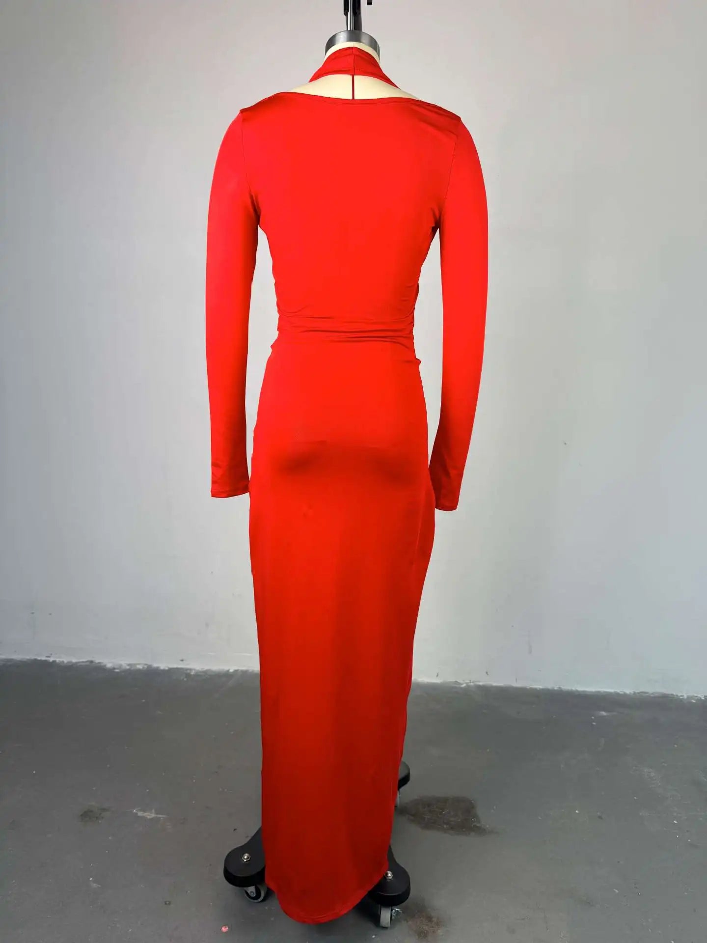 Women Full Sleeve Pile Collar Long Maxi Dress 2025 Sweet Holiday Beach Birthday Evening Sexy Girl Party Dresses Vestidos