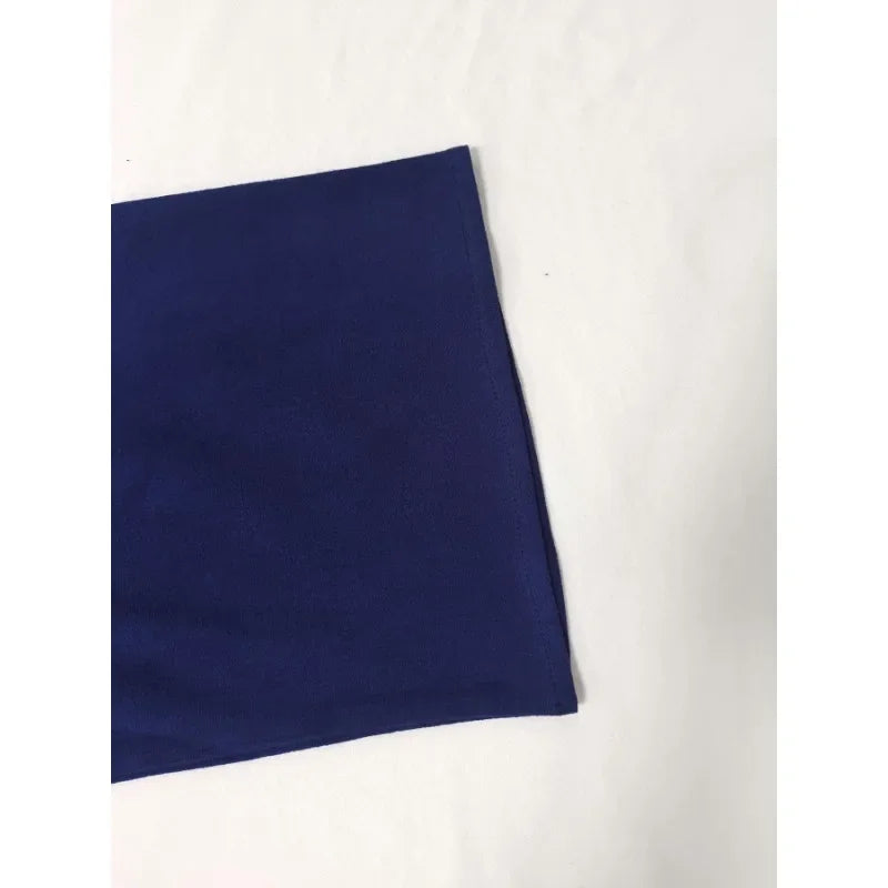 Plus Size New Women's Summer Fashion Linen Solid Color Shirt Set Long Sleeve Loose T-shirt Wide Leg Pants Casual Two-piece Set