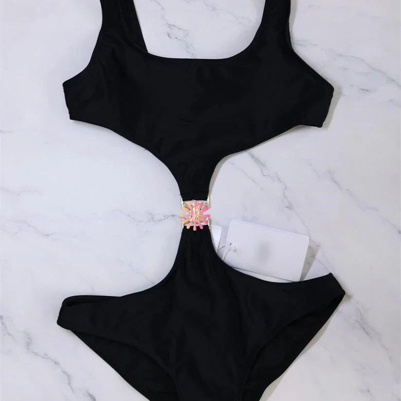 Women Black Triangle Bikini Ins Design Luxury Swimwear Fashion Beach Summer Swim Wears 2310