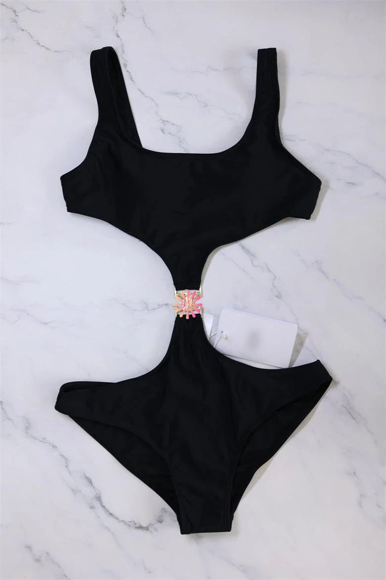 Women Black Triangle Bikini Ins Design Luxury Swimwear Fashion Beach Summer Swim Wears 2310