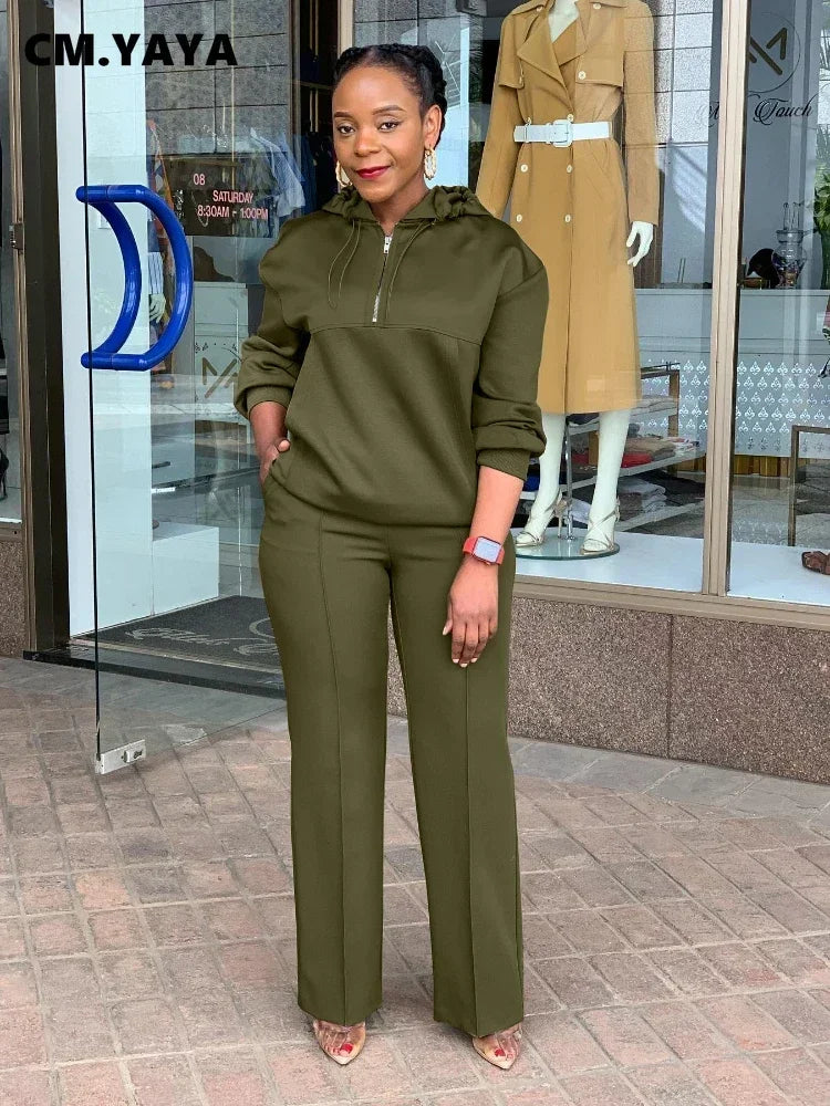 Long Sleeve Women Set Loose Long Sleeve Hoodies Pant Suits 2024 Spring 2 Two Piece Sets Sporty Tracksuits Street Outfits