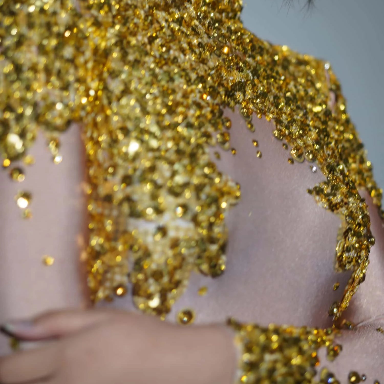 Sparkly Crystals Sequins Women Bodysuit Nightclub Stage Performance Outfit Carnival Party Showgirl Sexy Fancy Bodysuit Yiniang