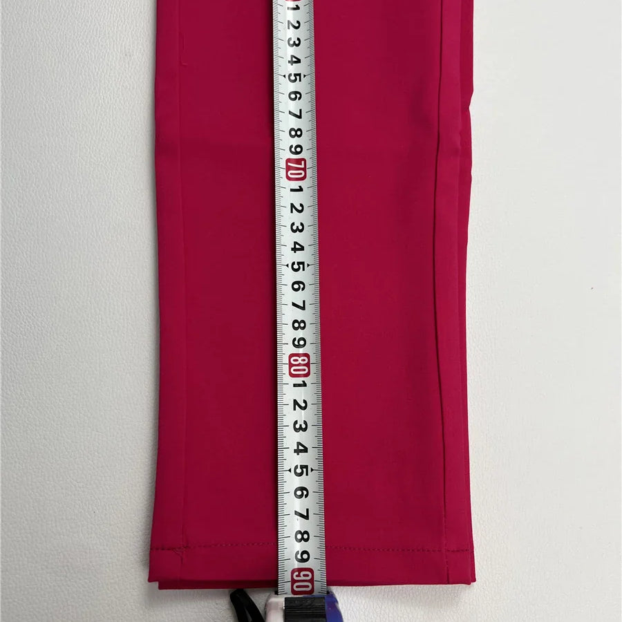 S-4xl Big Size Office Pencil Pants Womens Formal New Elegant OL Work Pantalones Elastic Cotton Slim Ankle-length Trousers