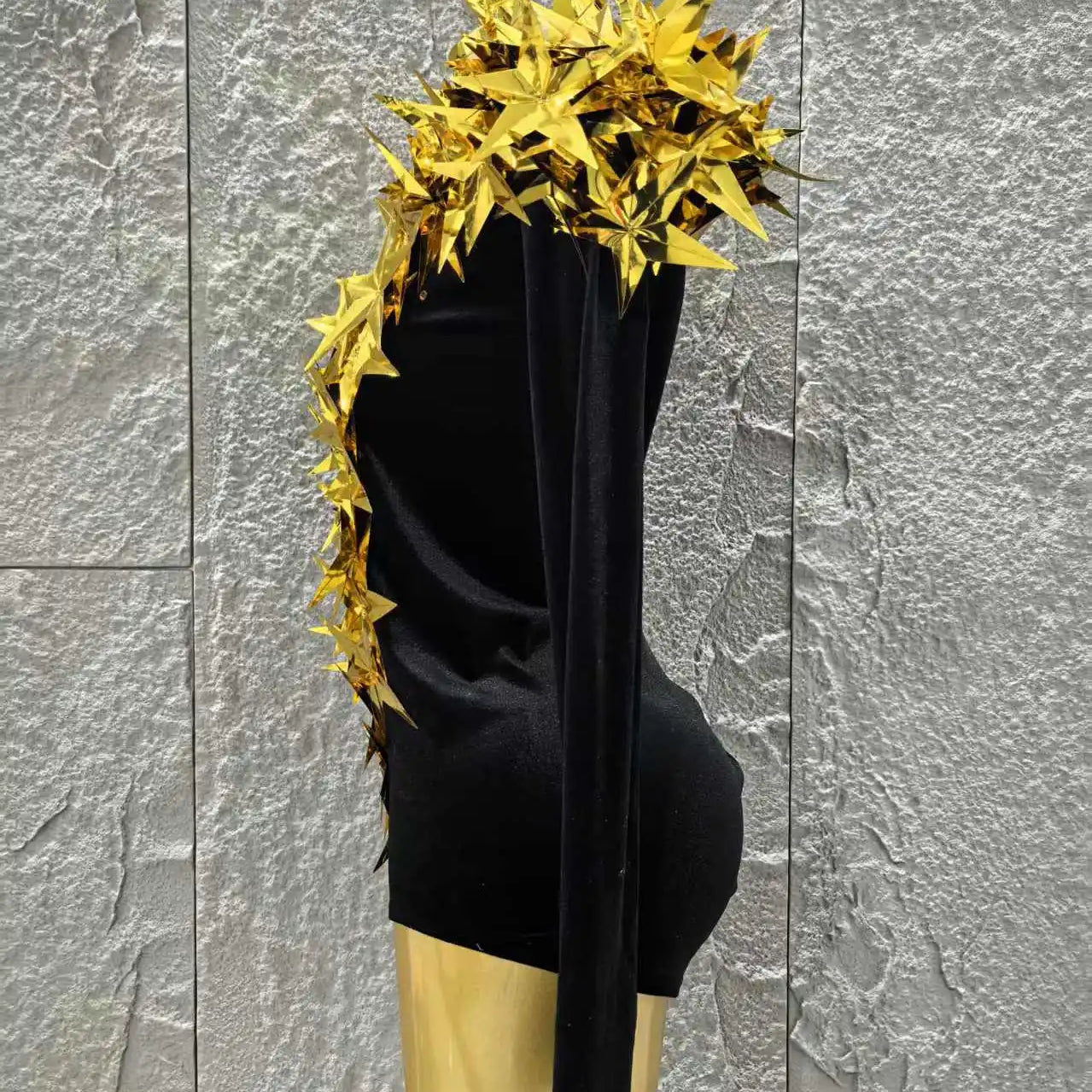 STOCK Shinning Star Sequins Women Long Sleeve Sexy High Stretch Bodycon Bodysuit Celebrate Bar Dancer Performance Costume