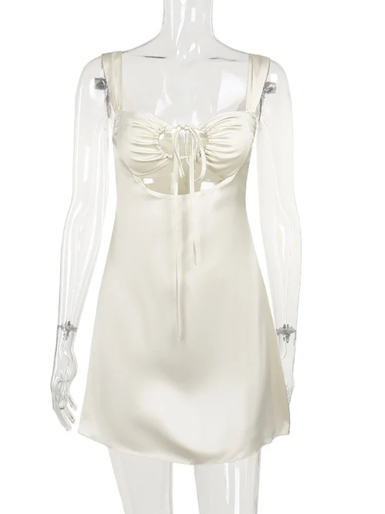 Fantoye Sexy Hollow Out Bandage Women Dress Black Spaghetti Strap Evening Dresses Female Summer Elegant Party Clubwear Vestidos