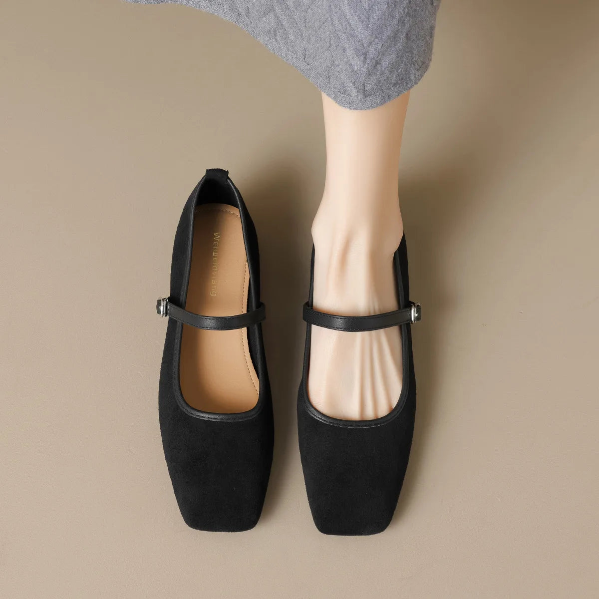 New spring women's shoes Fashionable design Marie-Jane shoes Women's casual high heels and boat shoes Office and party wear