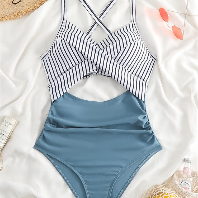 Swimwear Push Up One Piece Swimsuit - New Monokini Sexy Cut Out Bathing Suit Female Swimming Beach Wear Summer Bodysuit 5