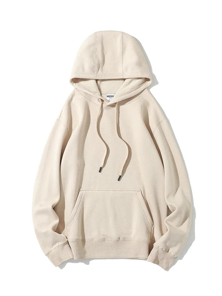 Streamgirl Winter Warm Fleece Hoodies For Women Green White Loose Sweatshirts With Hoodie Pink Pullover Hoodies Women Velvet Top Khaki