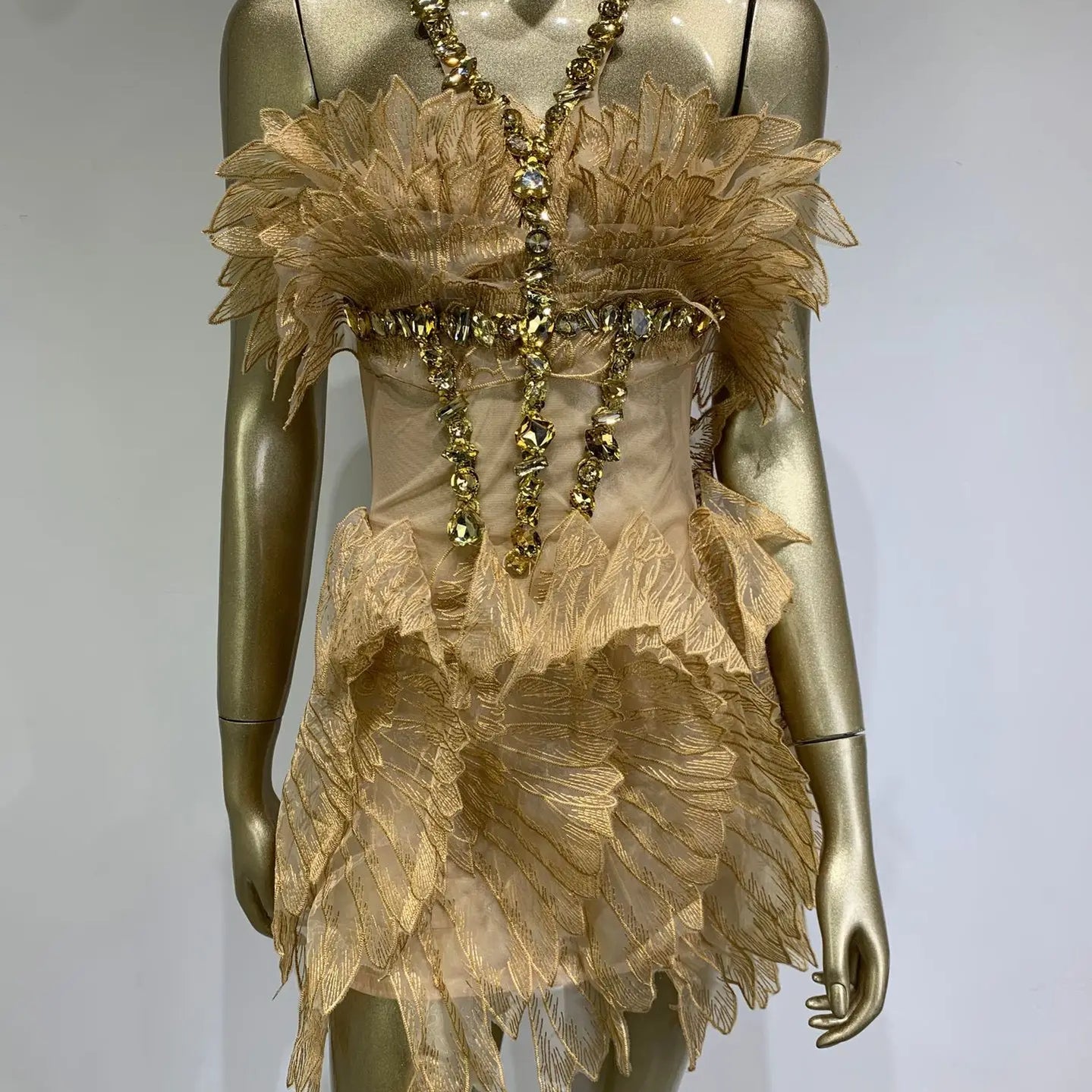 Hot Sale Women Sexy Halter Shinning Crystal Bodycon Mini Dress Fashion Celebrate Nightclub Party Birthday Dress