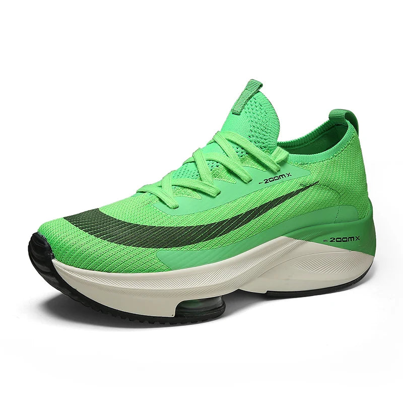 Running Shoes for Men Outdoor Lightweight Soft Sole Sneakers Walking Shoes Luxury Brands Plus Size 45 46 Choice Men Shoes green