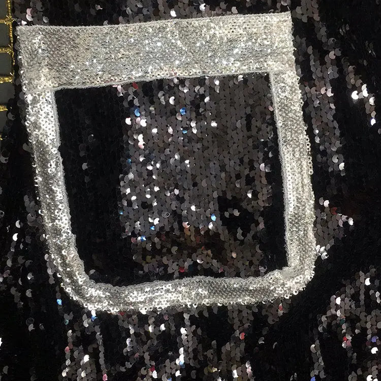 Celebrity Evening Cocktail Party Maxi Dress Women Polo Neck Long Sleeve Double breasted Pocket Design Slim Fit Split Long Dress