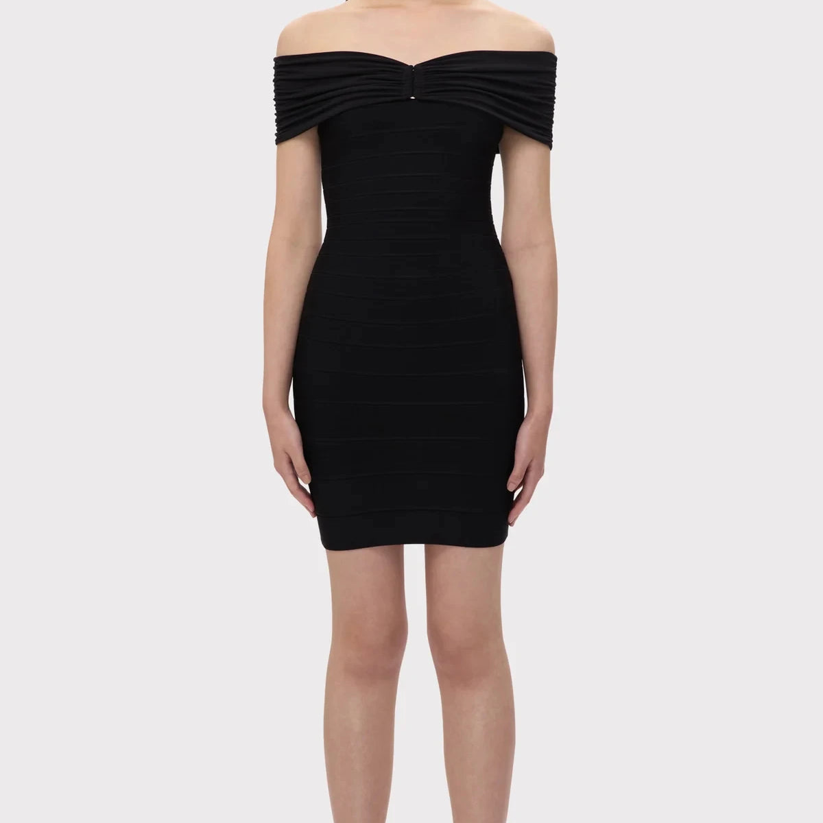 Black Purple Women Sexy Slash Neck Off the Shoulder Bodycon Mini Bandage Dress Evening Party Celebrate Birthday Outfit