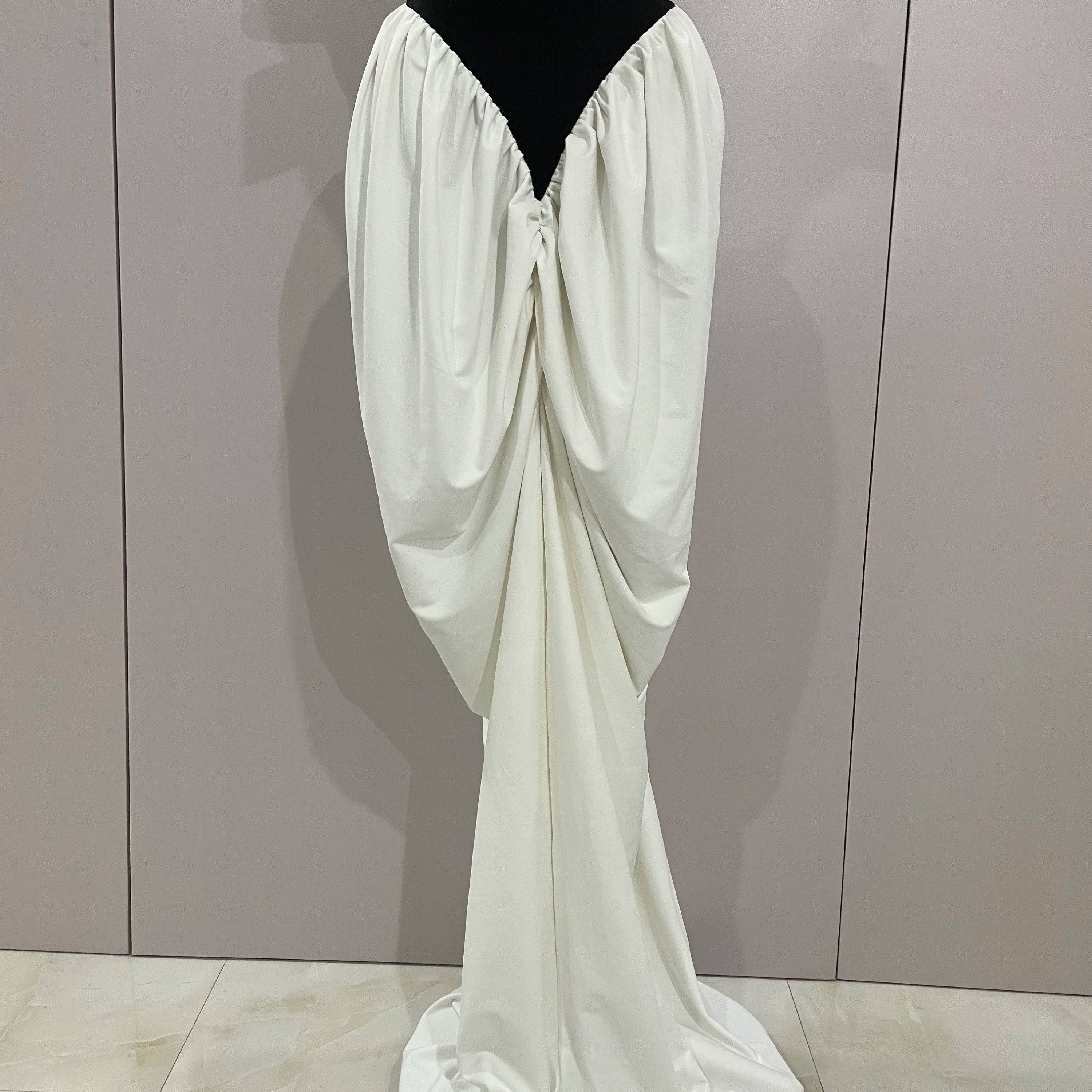 Sexy V Neck off-The-Shoulder Black And White Splicing Mermaid Floor-length dress 2025 Women Formal Evening Birthday Party Dress