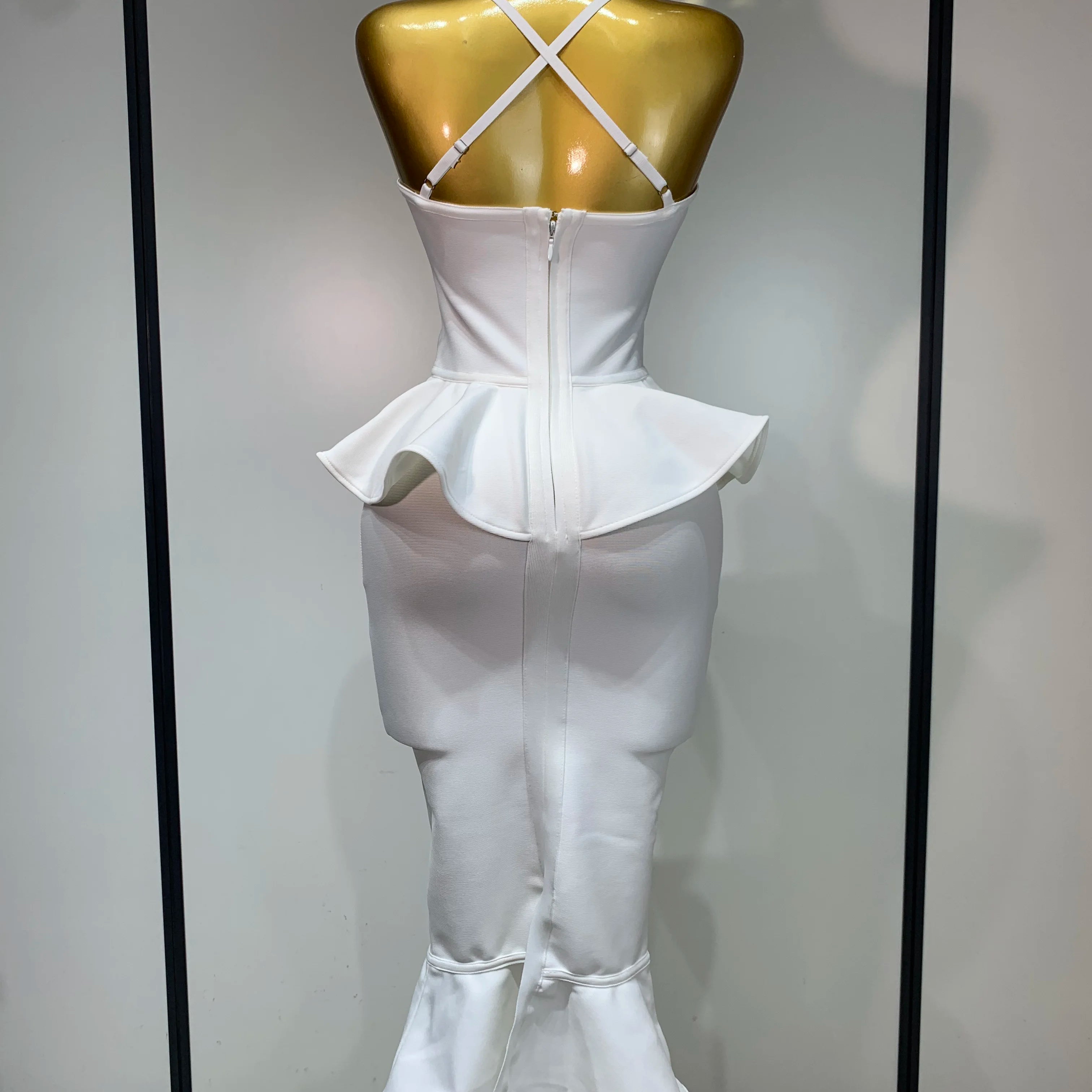 Luxury Birthday Women Celebrity Sexy Backless Tierred Bodycon Dress 2025 Elegant Evening Party Club Wedding Guest Dress Vestido