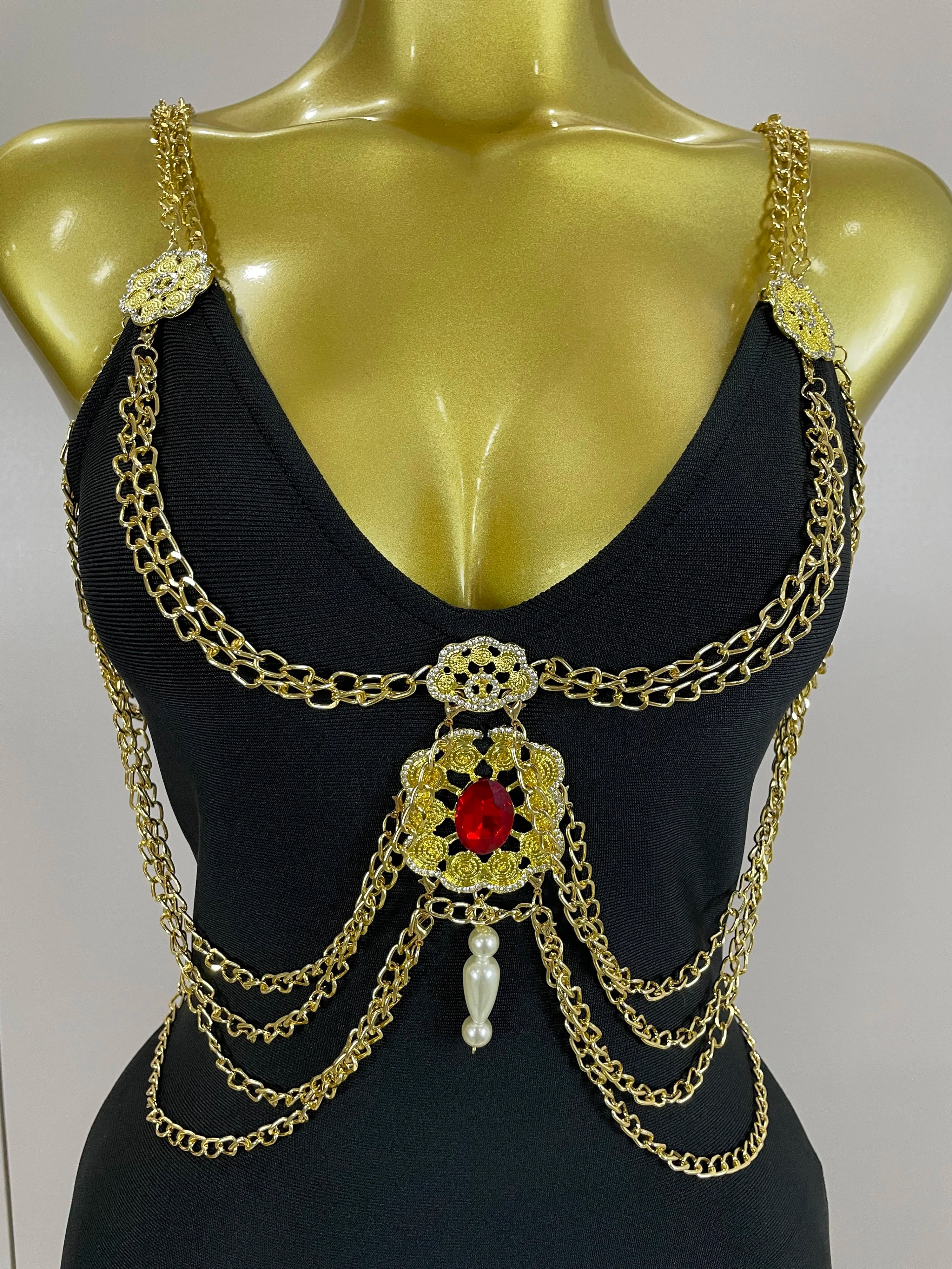 2025New New Black Chain Spaghetti Strap V-Neck Split Bandage Dress Bodycon Celebrity Club Party Long Dress Vestidos