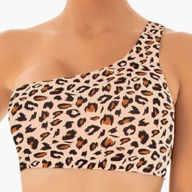 1PCS Nylon Yoga Sets Women Fitness One Shoulder Sport Bra Scrunch Booty Yoga Pants Fitness Leggings Women Workout Set yellow bra