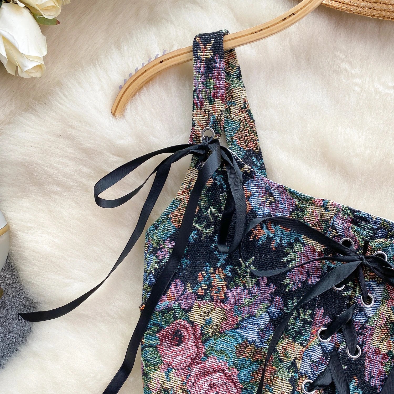 Sexy Jacquard Bandage Tube Top Chic Strapless Camis Slim Korean Tanks Top Elegant Crop Top Autumn Women Corset Bustier