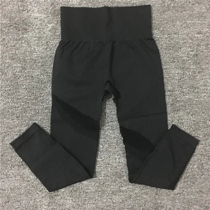 1/2Pcs Seamless Yoga Set Women Gym Sportswear Outfit Yoga Pant Leggings One Shoulder Sports Bra Workout Cloth Tracksuit black pant