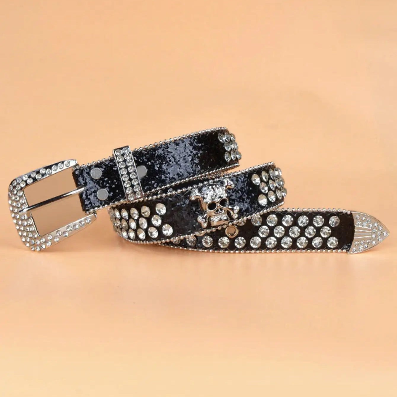Rhinestone Decor Belt