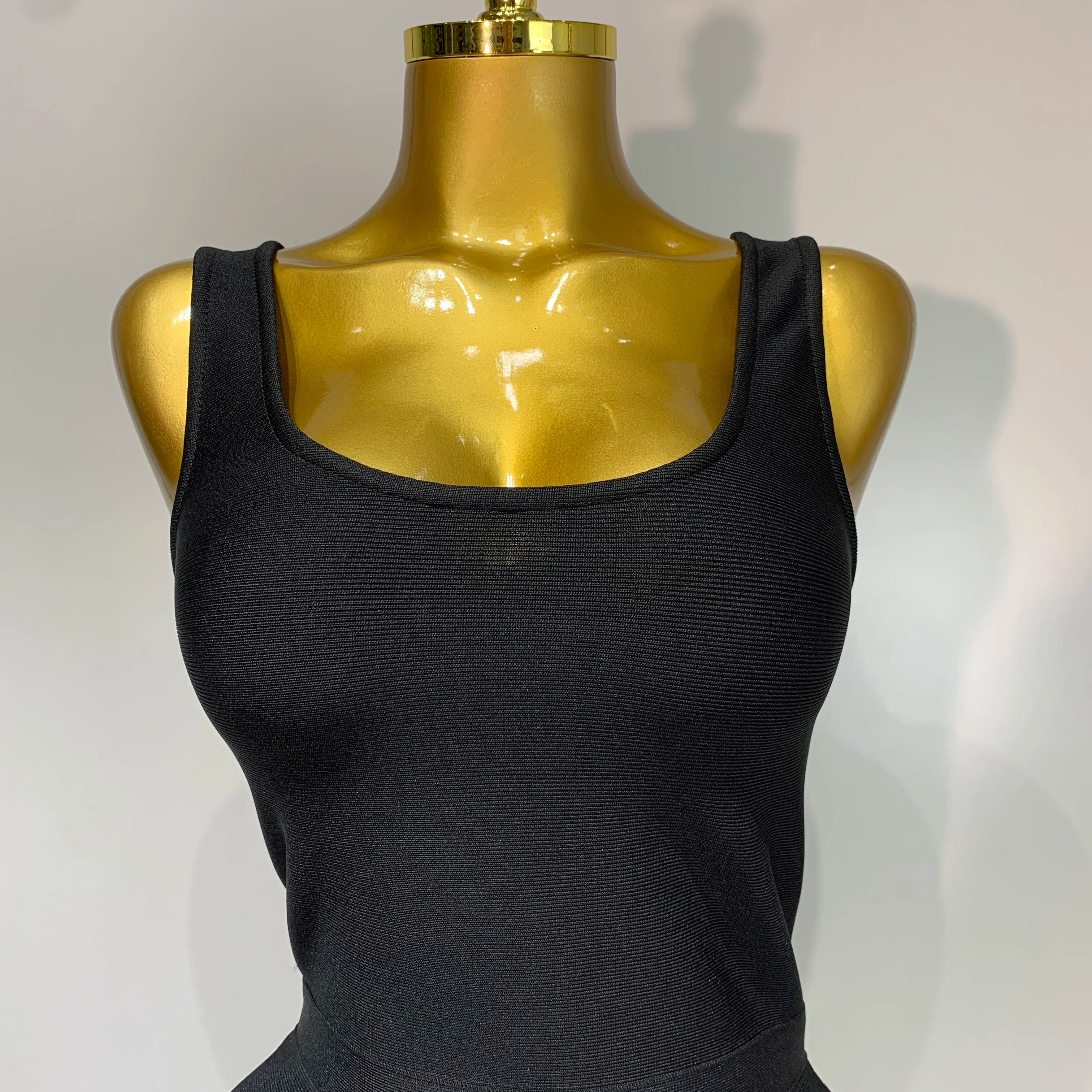 2025 New Fashion Crystal Tassel Temperament Suspender Bodycon Bandage Dress Sexy Midi Evening Party Birthday Dresses Vestidos