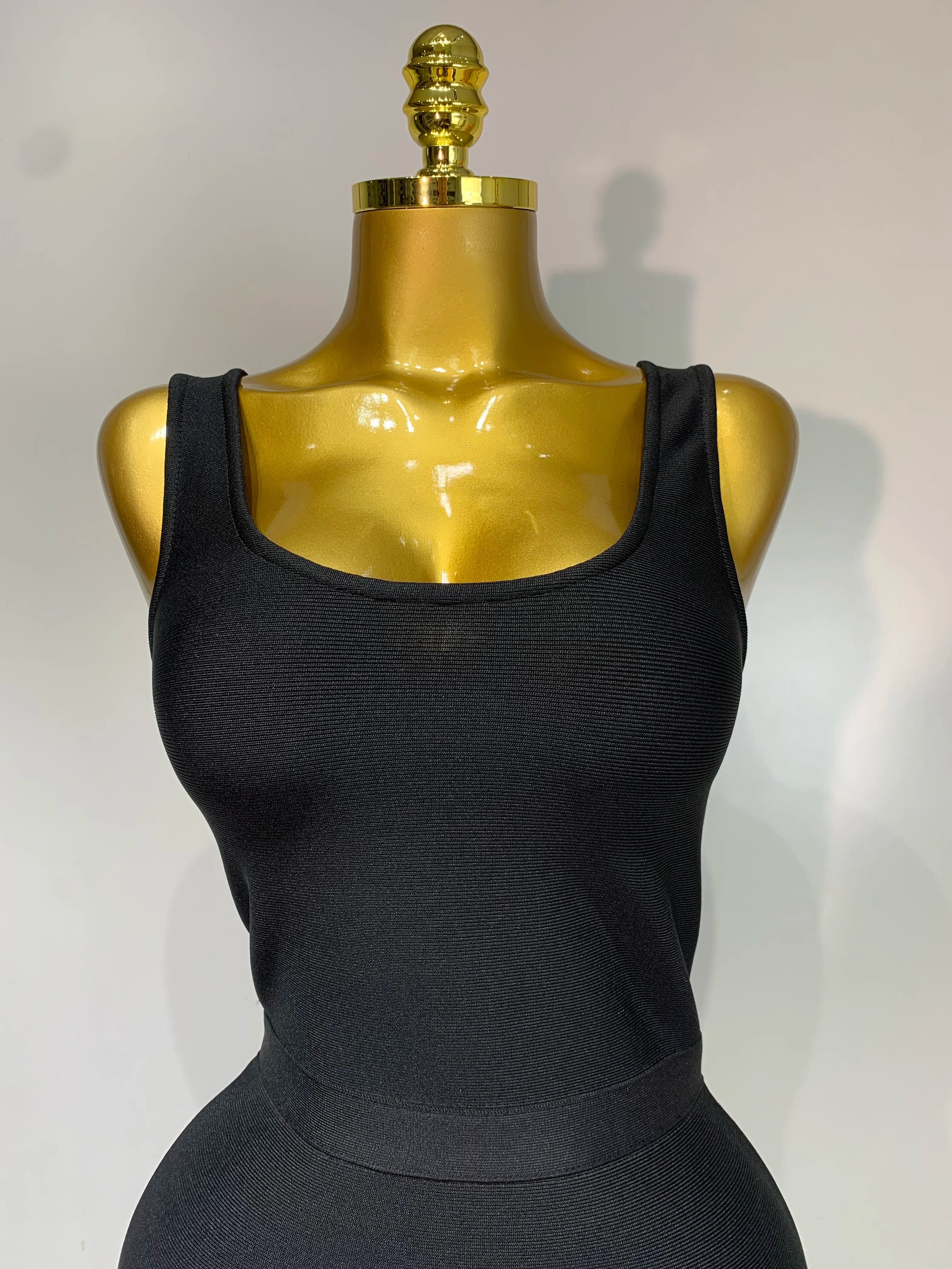 2025 New Fashion Crystal Tassel Temperament Suspender Bodycon Bandage Dress Sexy Midi Evening Party Birthday Dresses Vestidos