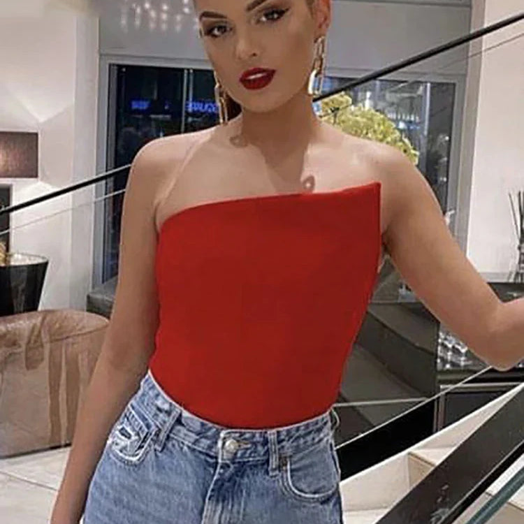 Stylish Women Elegant Cropped Tank Tops Summer Fashion Ladies Vintage Chic Slim Black Top Party Girls Sexy Tanks