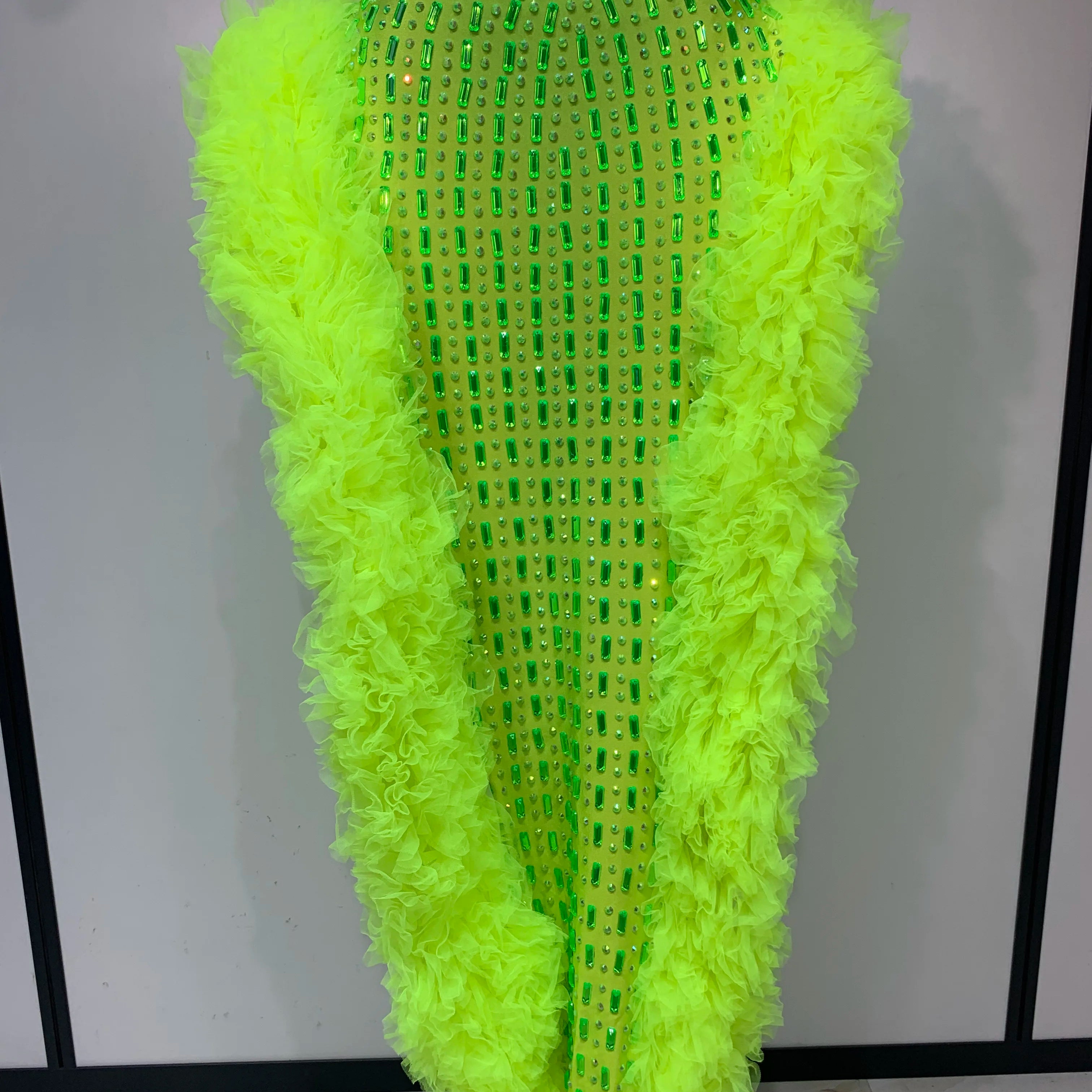 Women Sparkly Rhinestone Sexy Strapless Tops Skirt Two Piece Set Celebrate Evening Party Luxury Birthday Nightclub Stage Outfit