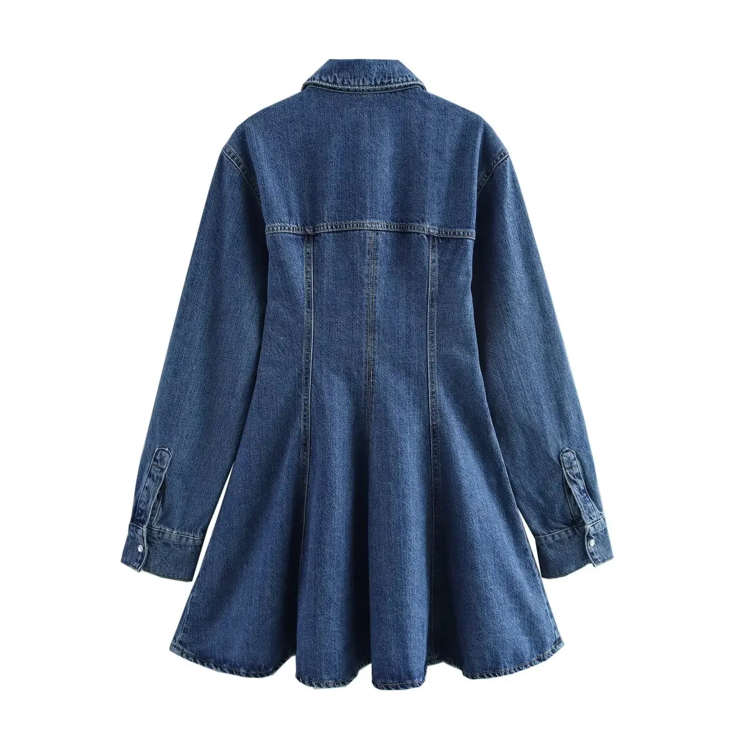 TRAFSHE Elegant Denim Dress Women Fashion Party New In Short Dresses Woman Clothing Summer Dress Streetwear 8197083