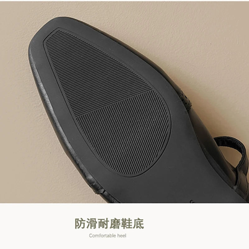 New spring women's shoes Fashionable design Marie-Jane shoes Women's casual high heels and boat shoes Office and party wear