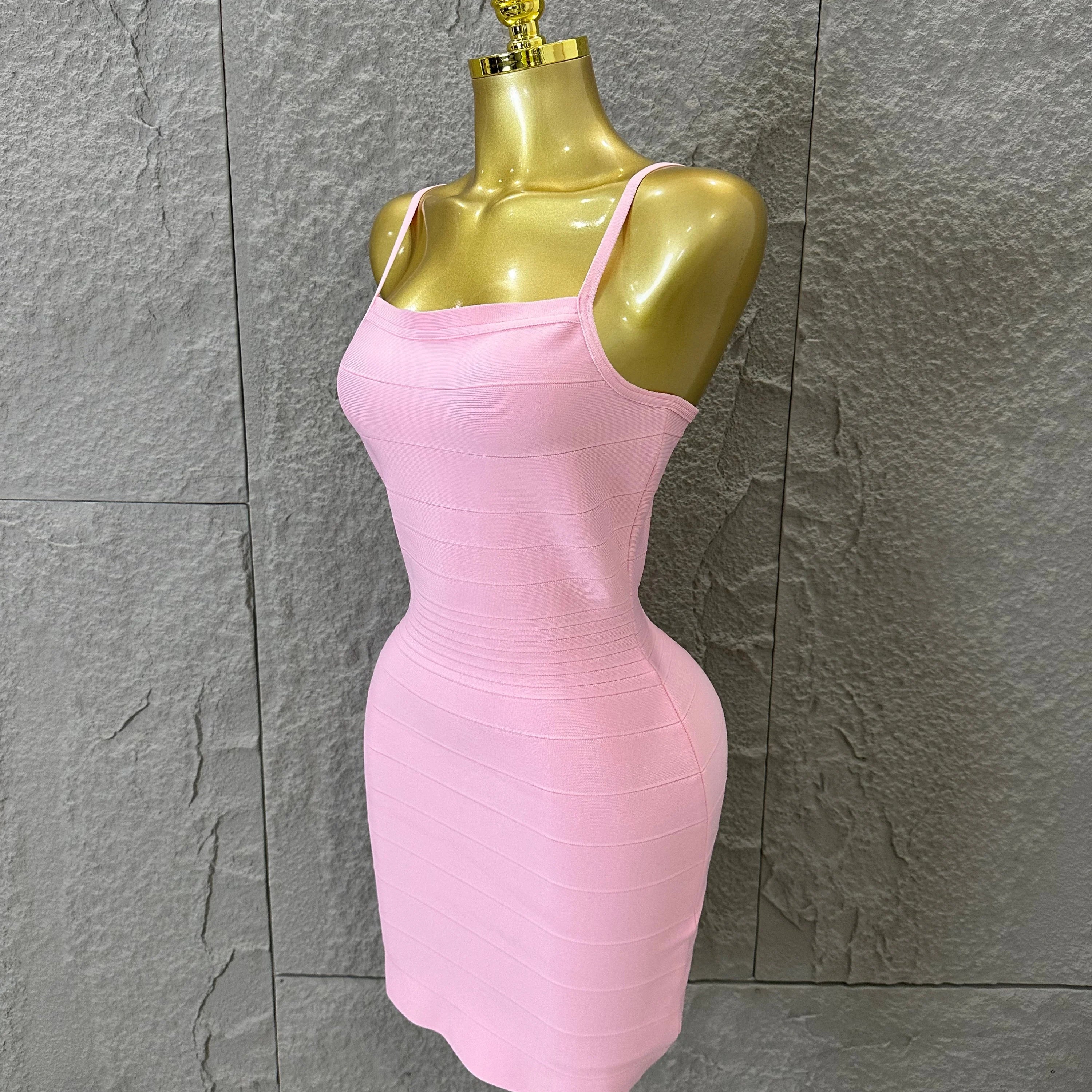 Chic Burgundy Bandage Mini Dress Women Spaghetti Strap Square Neck Bodycon Formal Event Casual Wear Costume