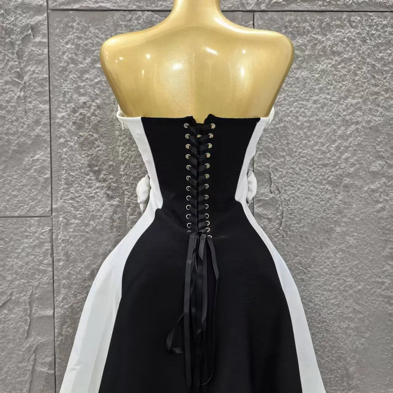 Women Sexy Strapless Florals Bandage A-Line Mini Dress Celebrate Birthday Party Girls' Date Vacation Dress