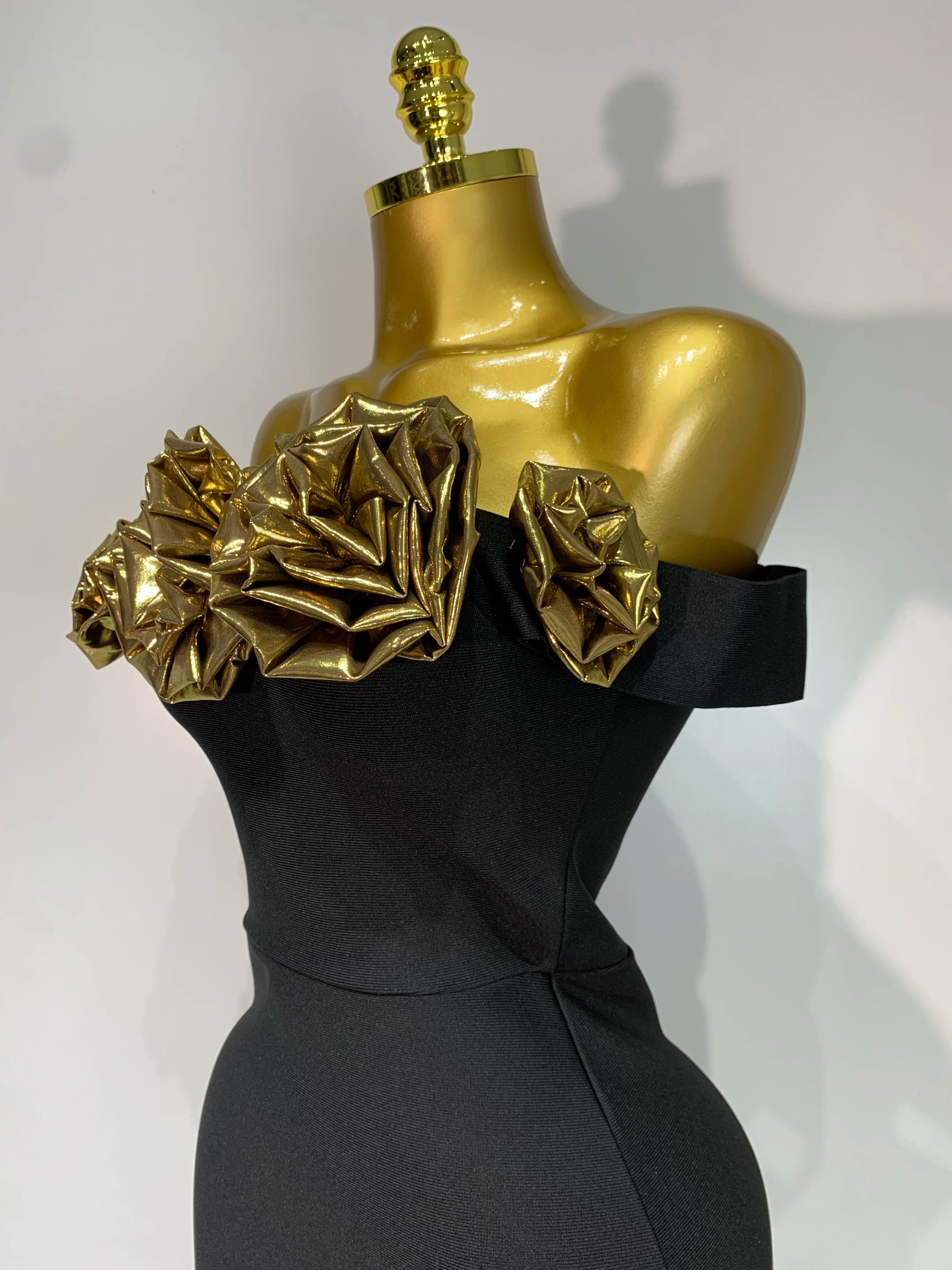 Women Sexy Backless Flower One Shoulder Long Bodycon Bandage Dress 2025 Celebrity Elegant Evening Party Luxury Birthday Dresses