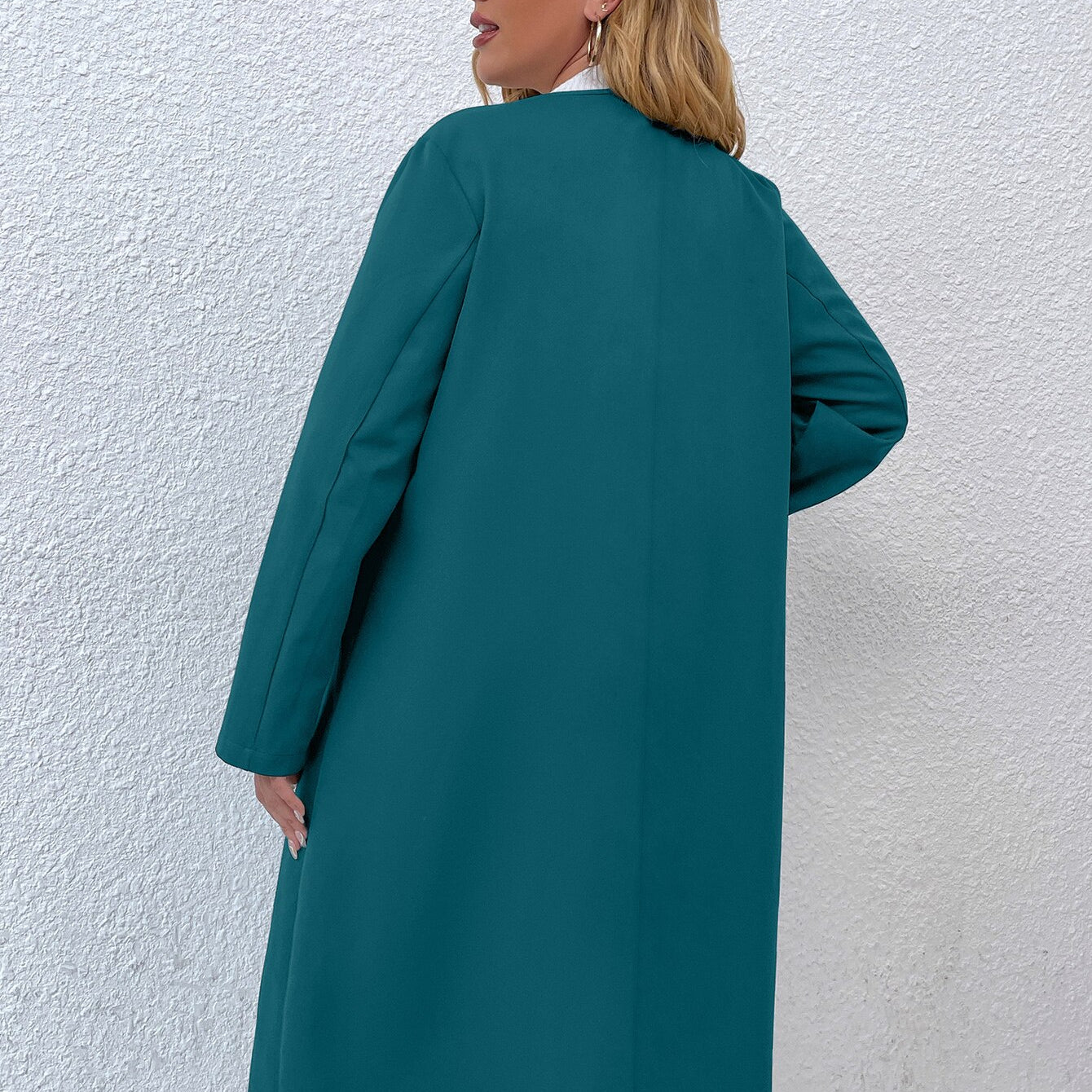 Women Autumn Jacket Large Plus Size 4XL Trench Coats Winter 2022 Solid Clothing Turn-down Collar Elegant Office Ladies Windbreak