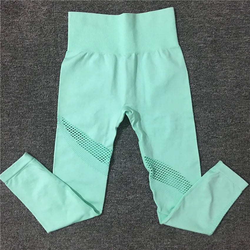 1/2Pcs Seamless Yoga Set Women Gym Sportswear Outfit Yoga Pant Leggings One Shoulder Sports Bra Workout Cloth Tracksuit green pant