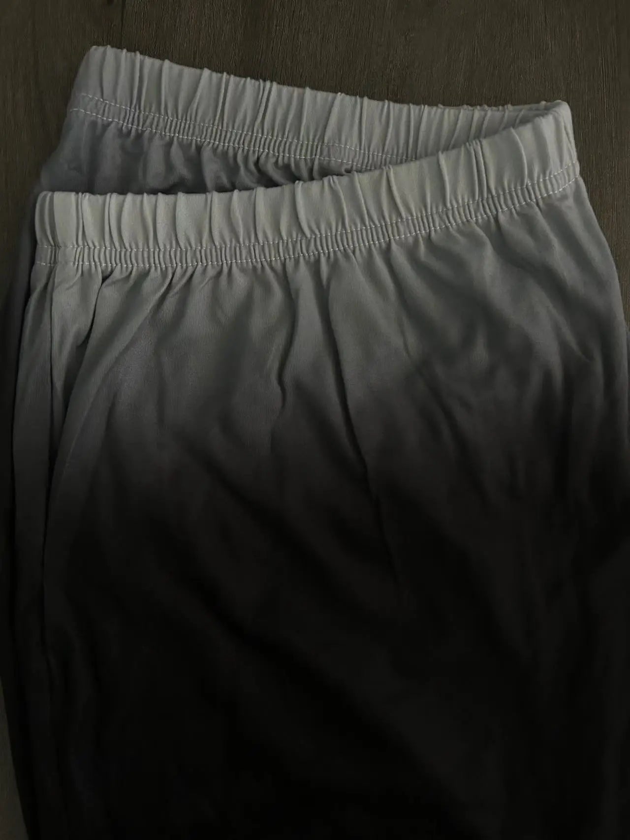 Plus size European and American cross-border spring and autumn new round neck gradient long sleeve trousers casual suit