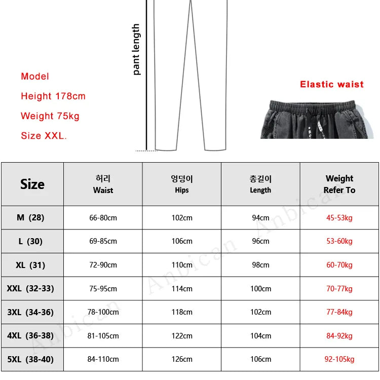 Spring Summer Black Blue Cargo Jeans Men Streetwear Denim Jogger Pants Men Baggy Harem Jean Trousers Plus Size 6XL 7XL 8XL