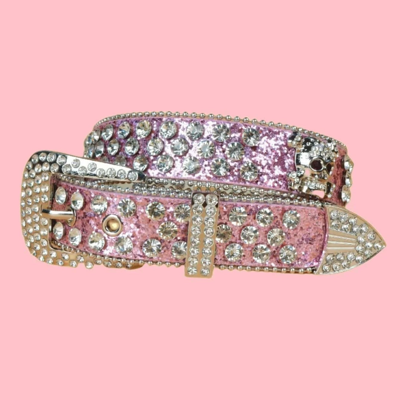 Rhinestone Decor Belt