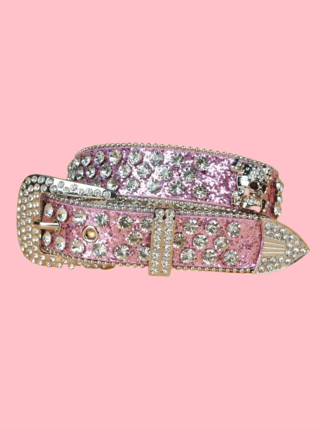 Rhinestone Decor Belt